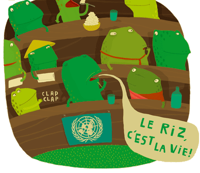 Illustrazione - Le riz c'est la vie!