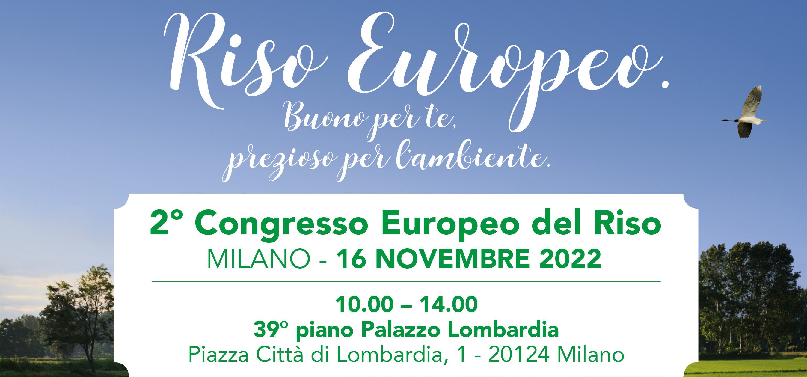 2° Congresso Europeo del Riso