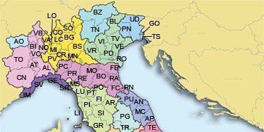 Superfici coltivate a riso nel 2025 - Dettaglio provinciale