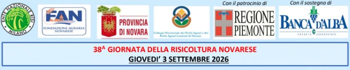 38A GIORNATA DELLA RISICOLTURA NOVARESE