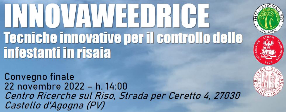 Convegno finale -Innovaweedrice -