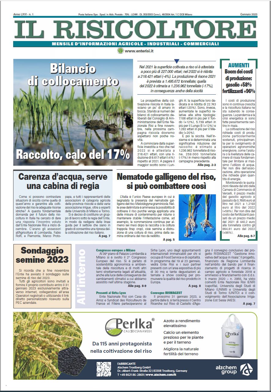 Il Risicoltore (marzo 2023)