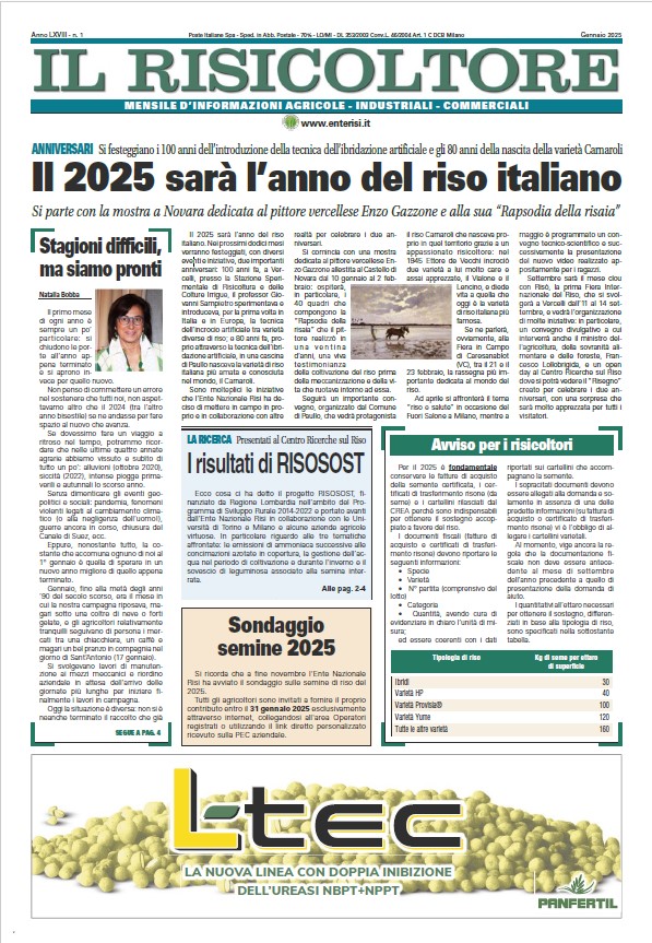 Il Risicoltore (novembre 2024)