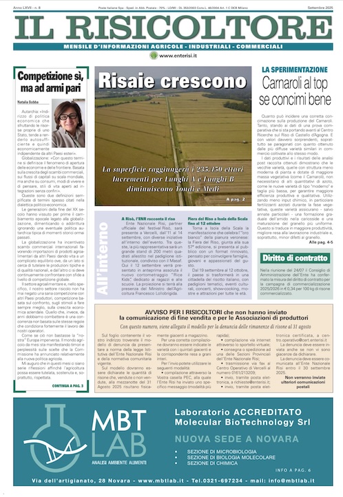 Il Risicoltore (settembre 2025)