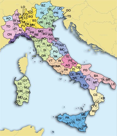 Superfici coltivate a riso nel 2025 - Dettaglio provinciale